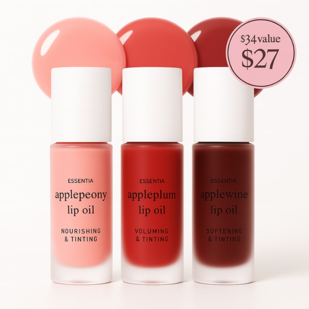 Premium Korean Apple Lip Stain | Trio